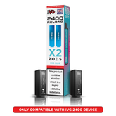 IVG 2400 RELOAD POD 2 PACK PRO BLUE (5)
